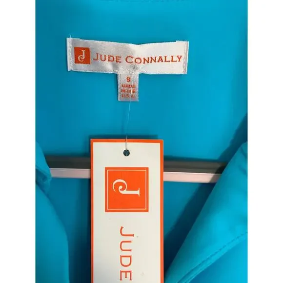 JUDE CONNALLY EMERSON DRESS - AQUA NWT SIZE S - Picture 7 of 11